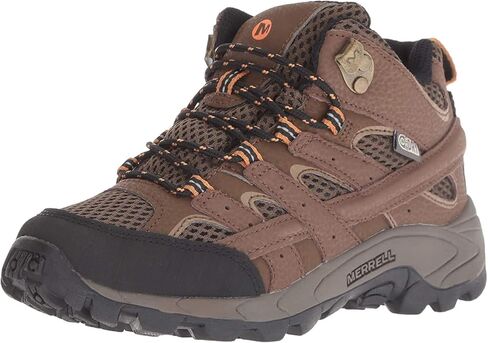 حذاء Merrell للجنسين للأطفال Moab 2 Mid WTRPF للمشي لمسافات طويلة in Kuwait