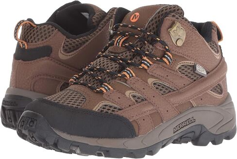 حذاء Merrell للجنسين للأطفال Moab 2 Mid WTRPF للمشي لمسافات طويلة in Kuwait