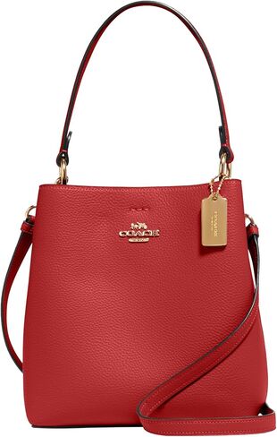Coach Small Town Bucket, Red Oxblood in Saudi Arabia