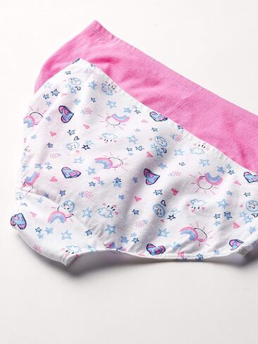 ملابس داخلية Hanes Ultimate للفتيات، سراويل داخلية مريحة نقية 100% من القطن العضوي، سراويل داخلية وهيبستر، 8 قطع in Kuwait