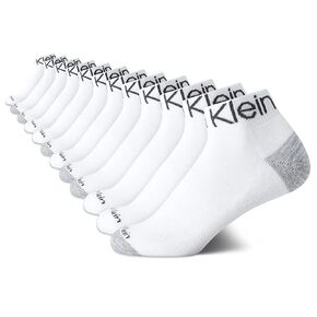 Calvin Klein Women's Athletic Sock - Cushion Quarter Cut Ankle Socks (12 Pack) in Saudi Arabia
