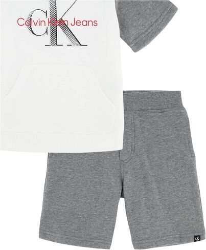 Calvin Klein boys 2 Pieces Hooded Short Set in Saudi Arabia