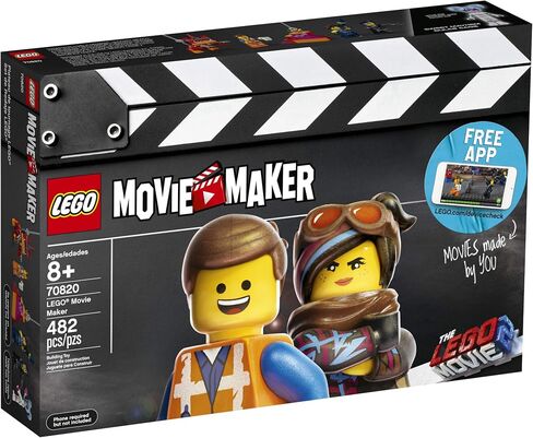 مجموعة بناء فيلم ذا ليجو 70820 موفي 2 من ليجو للأطفال لعبة بناء وتشغيل المدير الإبداعي مع تطبيق صانع الأفلام المجاني 2019 متعدد الألوان in Saudi Arabia