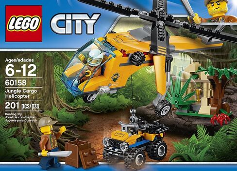 LEGO City Jungle Explorers Jungle Cargo Helicopter 60158 Building Kit (201 Piece) in Saudi Arabia