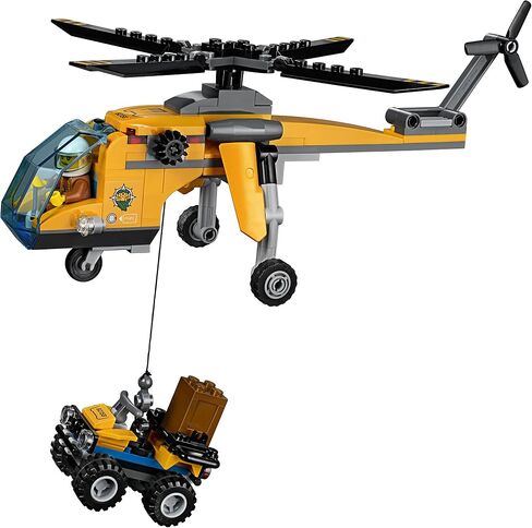 LEGO City Jungle Explorers Jungle Cargo Helicopter 60158 Building Kit (201 Piece) in Saudi Arabia