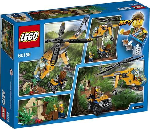 LEGO City Jungle Explorers Jungle Cargo Helicopter 60158 Building Kit (201 Piece) in Saudi Arabia