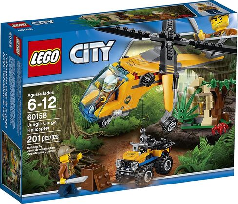 LEGO City Jungle Explorers Jungle Cargo Helicopter 60158 Building Kit (201 Piece) in Saudi Arabia