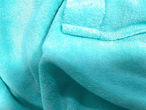 Women's Terry Cotton Zipper Front Short Sleeve Two Pocket Robe Sleepwear Beach Dress in Kuwait