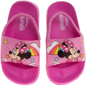 Disney Minnie Mouse,Encanto, Mickey, Lightning McQueen, Slides Beach Backstrap Slip-on Sandal (Toddler/Little Kid)