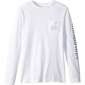 تي شيرت جيب مصبوغ بملابس الحوت العتيق بأكمام طويلة للأطفال من Vineyard Vines in Saudi Arabia