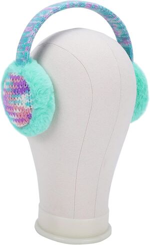 Ztl Kids Knit Earmuffs Soft Plush Ear Warmers Winter Outdoor Ear Muffs for Boys Girls in Kuwait