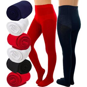 ToBeInStyle Girl’s Classic Pull-On Assorted Warm Winter Tights