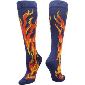 جوارب MadSportsStuff Softball مع لهب - للفتيات والأولاد والنساء والرجال in Kuwait