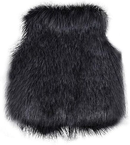 benetia Girls Boys Faux Fur Vest Coat in Saudi Arabia