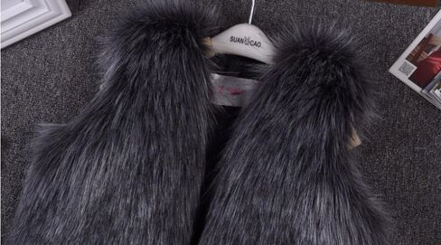 benetia Girls Boys Faux Fur Vest Coat in Saudi Arabia