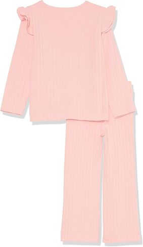 Amazon Essentials Girls and Toddlers' Wide-Rib Outfit Set, Pack of 2 in Kuwait