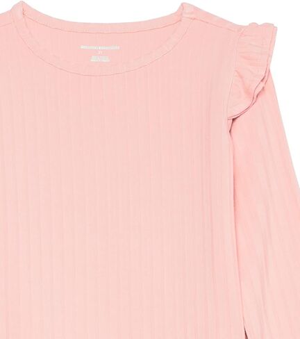 Amazon Essentials Girls and Toddlers' Wide-Rib Outfit Set, Pack of 2 in Kuwait