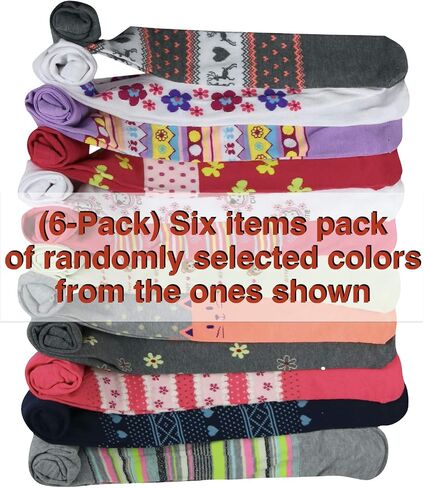 ToBeInStyle Girl’s Classic Pull-On Assorted Warm Winter Tights in Saudi Arabia