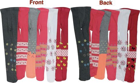 ToBeInStyle Girl’s Classic Pull-On Assorted Warm Winter Tights in Saudi Arabia