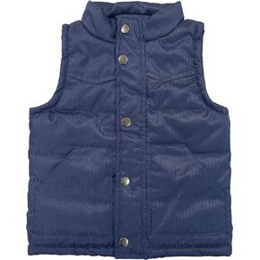 Bienzoe Boys Puffer Sleeveless Vest: Toddler Warm Lightweight Packable Quilted Coat