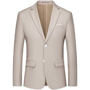 Blazer for Men Slim Fit Suit Jacket Sport Coats Formal Dress Jacket 2 Button