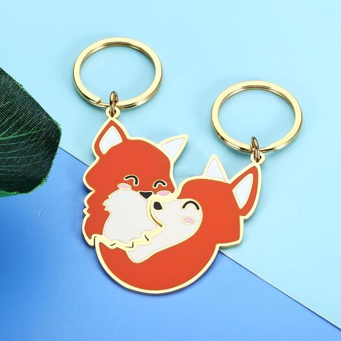 هدايا الأزواج لطيف سلسلة المفاتيح للنساء الرجال هدية عيد ميلاد لصديقها صديقة أفضل صديق هدية عيد الميلاد عيد الحب مطابقة زوجين الاشياء للزوجة الزوج الذكرى السنوية الزفاف هدية كيرينغ in Saudi Arabia