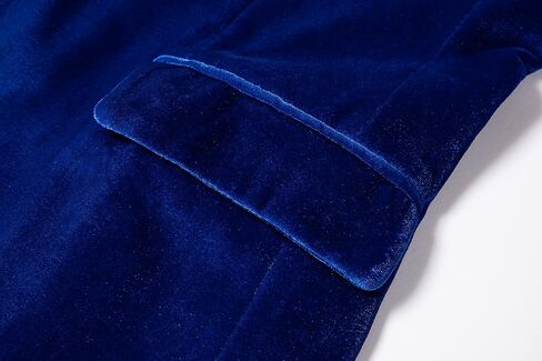 RONGKAI Mens Velvet Blazer Slim Fit Fashion Suit Jacket for Wedding Prom Dinner Party in Saudi Arabia