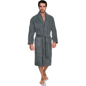 TowelSelections Men's Robe, Turkish Cotton Luxury Terry Shawl Bathrobe