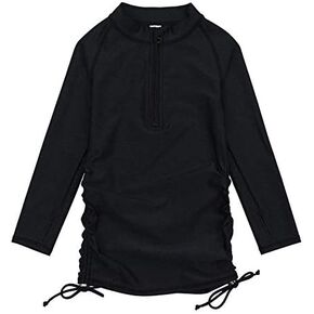SwimZip Girls Long Sleeve Swim Dress Cover Up UPF 50+ Protection Multiple Colors