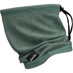 AIWOLU Neck Gaiter Warmer Windproof for Cold Weather Winter Face Mask Skiing Running Outdoor Men & Women