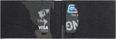 EXCELLENT ELITE SPANKER Slim Thin Bifold Front Pocket Card Holder Credit Card ID Case with 2 Card Slots(Black). in Saudi Arabia