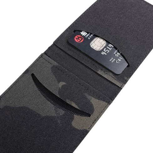 EXCELLENT ELITE SPANKER Slim Thin Bifold Front Pocket Card Holder Credit Card ID Case with 2 Card Slots(Black). in Saudi Arabia