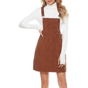 تنورة نسائية قصيرة من Tanming على شكل حرف A لطيفة من Pinafore Bib تنورة فستان صغيرة إجمالية in Kuwait