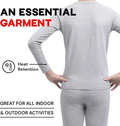 HEAT ULTRA Boys Thermal Lightweight Long Sleeve Crew Neck Top in Saudi Arabia