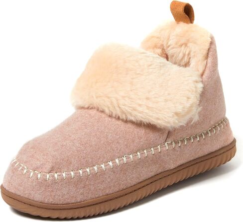 Dearfoams Women's Alpine Moritz Indoor/Outdoor Bootie Slipper in Saudi Arabia