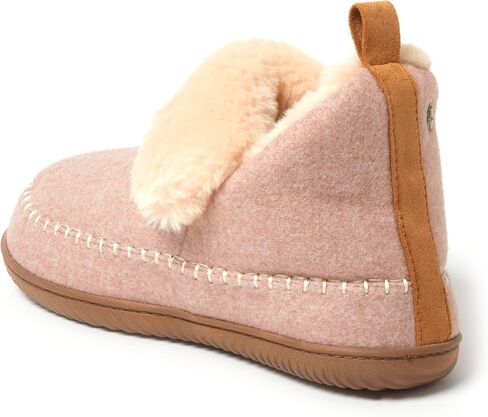 Dearfoams Women's Alpine Moritz Indoor/Outdoor Bootie Slipper in Saudi Arabia