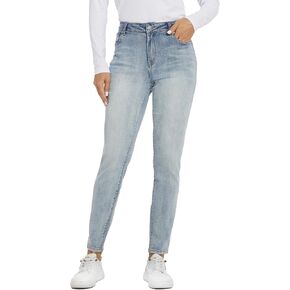 LITZNEE Jeans for Women High Waist, Skinny Stretchy Jeans Slim Fit Leg Pants with Pockets Tummy Control Butt Lift