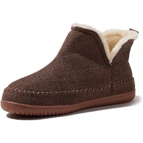 Dearfoams Men's Alpine Brixen Indoor/Outdoor Memory Foam Comfort Boot in Saudi Arabia