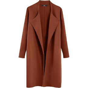 LILLUSORY Women's Long Wool Cardigan Sweaters Oversized Fall Dressy Coatigan Light Casual Jackets Knit Winter Coats in Kuwait