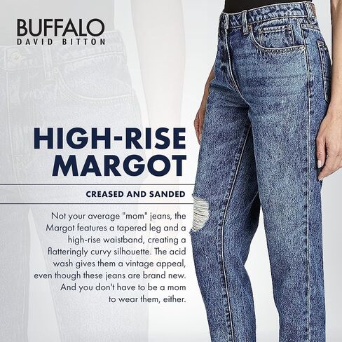 Buffalo David Bitton Women's Madison Relaxed Boyfriend Jeans in Kuwait