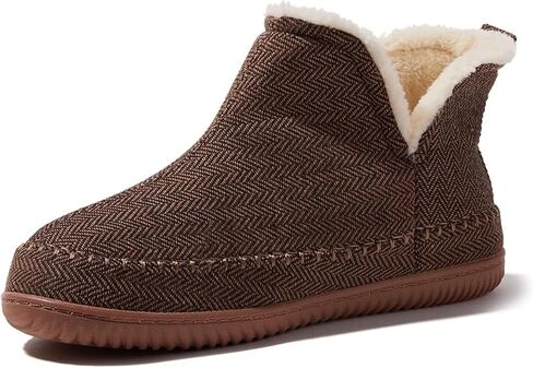 Dearfoams Men's Alpine Brixen Indoor/Outdoor Memory Foam Comfort Boot in Saudi Arabia
