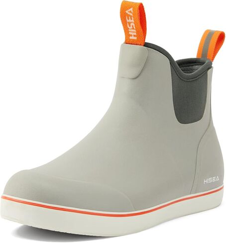 HISEA Women's Ankle Rain Boots, Rubber Fishing Deck Boots, Garden Boots for Women Waterproof in Saudi Arabia
