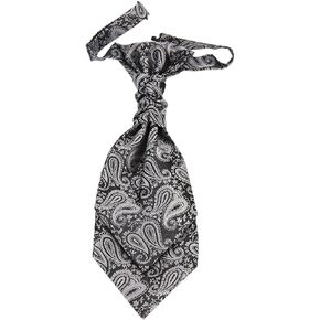 ربطة عنق Hello Tie من الألياف الدقيقة المربوطة مسبقًا من Ascot Ruche Paisley Cravats للرجال in Kuwait
