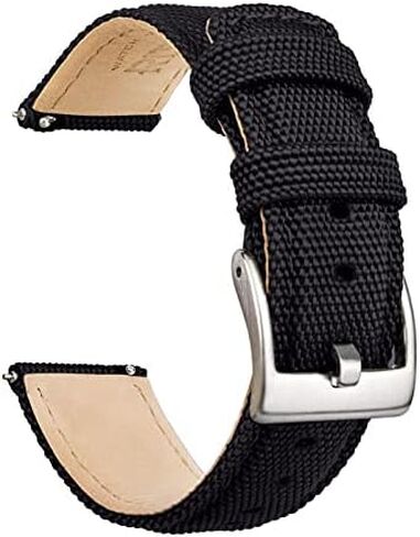 حزام ساعة Ritche Sailcloth سريع الإصدار متوافق مع ساعة Samsung Galaxy Watch 6 Band Classic 43mm 47mm 40mm 44mmTimex / Seiko/Fossil/Citizen Watch Bands للرجال والنساء in Kuwait