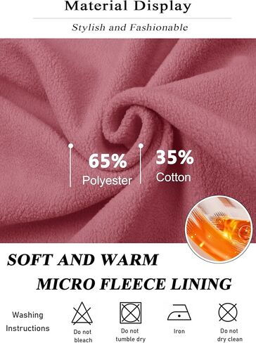 BIYLACLESEN Men's Crewneck Fleece Sweatshirt Long Sleeve Soft Cotton Pullover Tops Winter Warm Underwear Sweatshirts in Kuwait