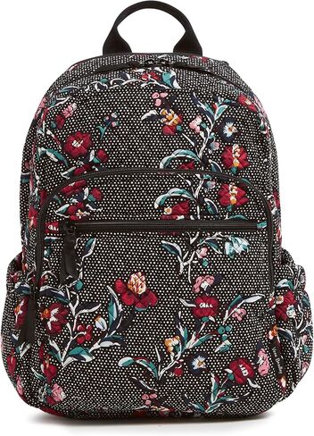 Vera Bradley Women's Cotton Campus Backpack, Pretty Posies, One Size in Saudi Arabia