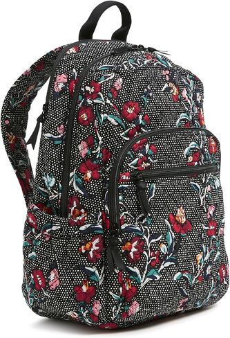Vera Bradley Women's Cotton Campus Backpack, Pretty Posies, One Size in Saudi Arabia