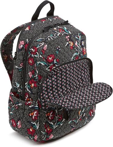 Vera Bradley Women's Cotton Campus Backpack, Pretty Posies, One Size in Saudi Arabia