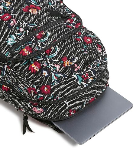 Vera Bradley Women's Cotton Campus Backpack, Pretty Posies, One Size in Saudi Arabia