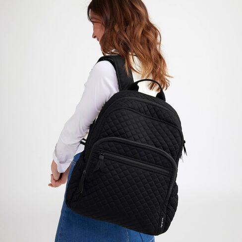 Vera Bradley Women's Cotton Campus Backpack, Pretty Posies, One Size in Saudi Arabia